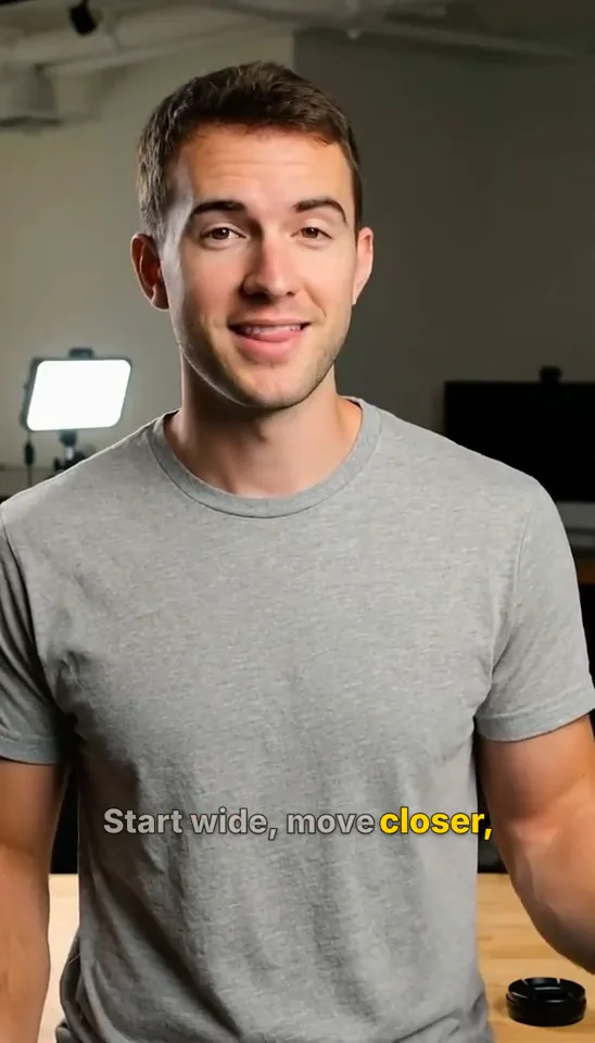 A tutorial phrase with its current spoken word highlighted